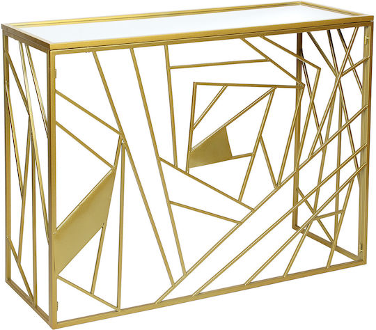 Konsolemit Spiegel Golden L100xB33xH77cm