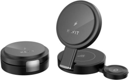 Havit Kabelloses Ladegerät (Qi Pad) 15W Schwarzs (W3100)