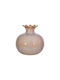 Fylliana Fl7396 Handmade Tabletop Lucky Charm Pomegranate Gray Ceramic 13x13cm 1pcs