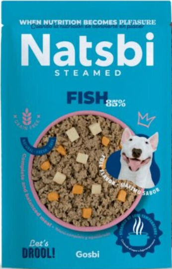 Natsbi Wet Food for Puppies Diet with Fish and Vegetables 500gr