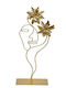 Decorative Bust made of Metal 16x37cm 1pcs