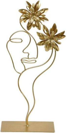 Decorativă Bust din Metal 16x37cm 1buc