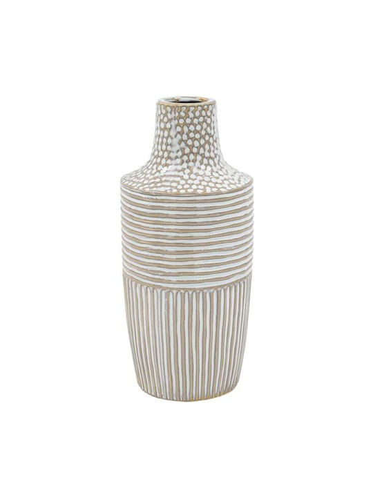 Fylliana Decorative Vase Fl2376 Beige 14x14x33cm