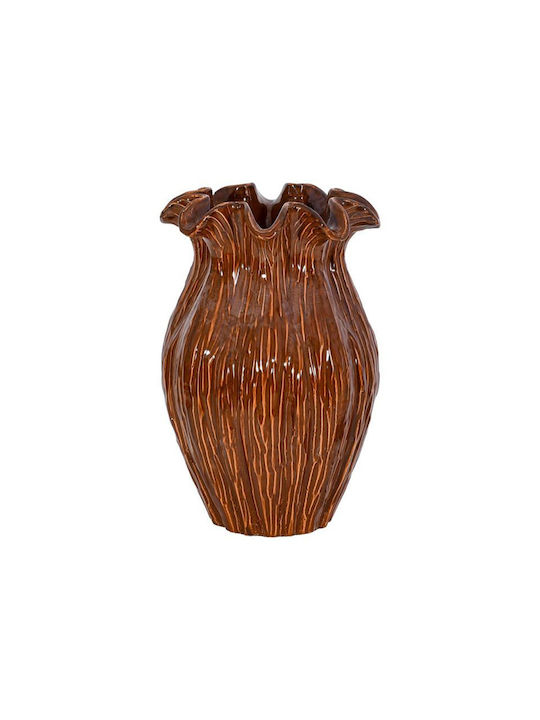 Fylliana Decorative Vase Fl3000 Brown 18x18x28cm