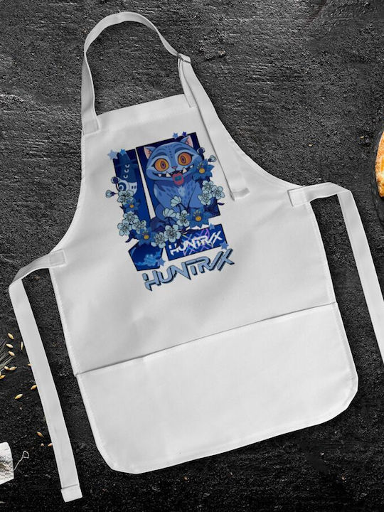 Koupakoupa Huntrix Derpy The Blue Tiger Kids Apron White 22x40cm