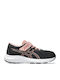 Contend Kids Sports Shoes Running with Hoop & Loop Closure Black