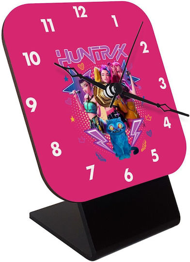 Koupakoupa Huntrix K-pop Series Ceas De Masă Cu Indicatori Din Lemn KP_31151_clock-desk-square