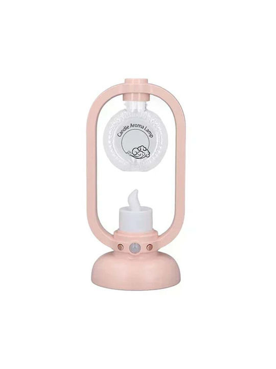 Candle Light Led Συσκευή Αρωματοθεραπείας Ροζ 50ml GET-ZL-5-PINK-OEM