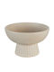 Bol Decorativ Ceramică Bej 22x22x14cm 1buc