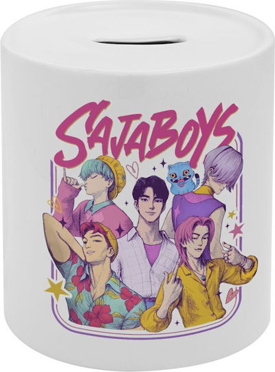 Huntrix Saja Boys Porcelain Money Box With Lid