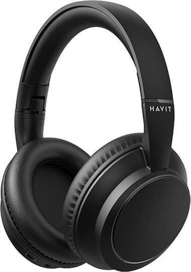 Havit H619BT Ασύρματα Bluetooth Over Ear Ακουστικά με 20 ώρες Λειτουργίας Μαύρα