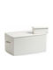 Wooden Decorative Trunk White 46x31x24cm