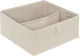 5Five Fabric Storage Case for Underwear in Ecru Color 23.8x24.5x10.2cm 1pcs