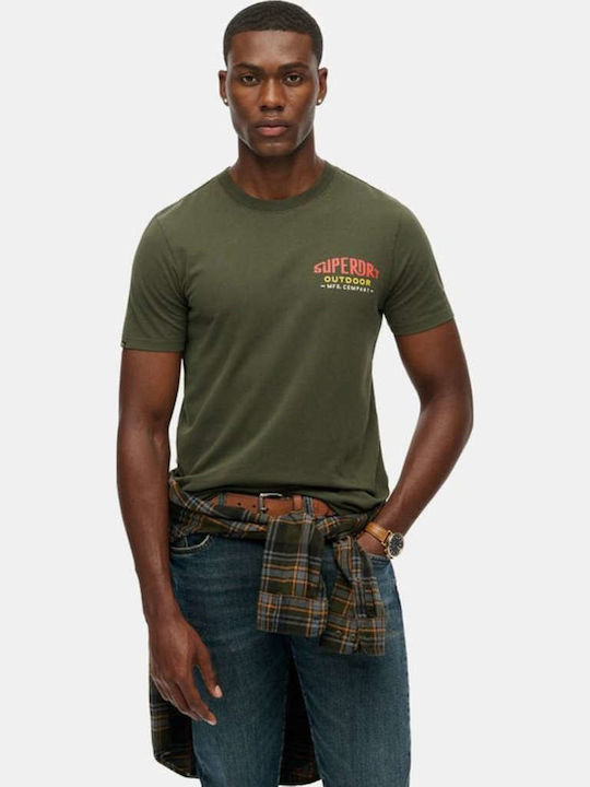 Superdry M Ovin T-shirt Khaki