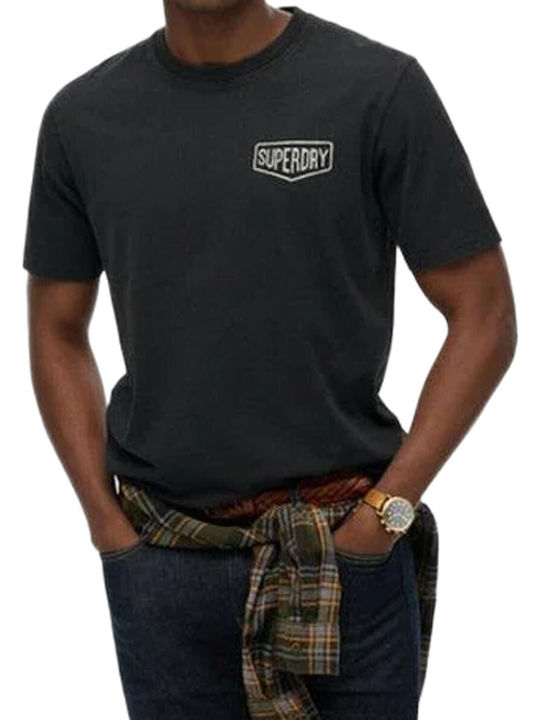 Superdry M Ovin T-shirt Black Superdry M Ovin T-shirt Black