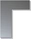 Γράμμα Κατοικιών Αυτοκόλλητο ''γ'' 80 X 64 Mm Inox Ματ Πλαστικό Darvin