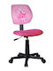 Desk Chair Pink 39x47x92cm
