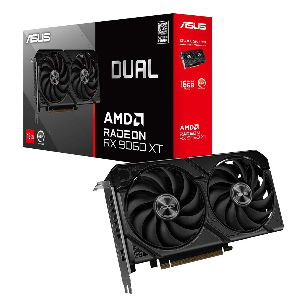Asus Radeon RX 9060 XT 16GB GDDR6 Dual Κάρτα Γραφικών