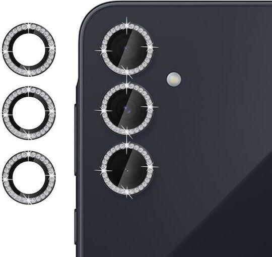 Camera Protection Tempered Glass Black for the Samsung Galaxy A55 5G
