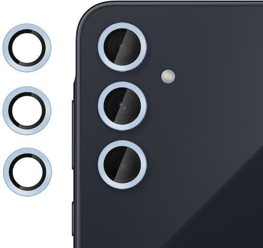Camera Protection Tempered Glass Blue for the Samsung Galaxy A55 5G