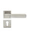 Ilavio Lever Middle Door with Rosette 2516 Pair Silver
