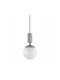 Luma Pendant Light Silver 15x30cm