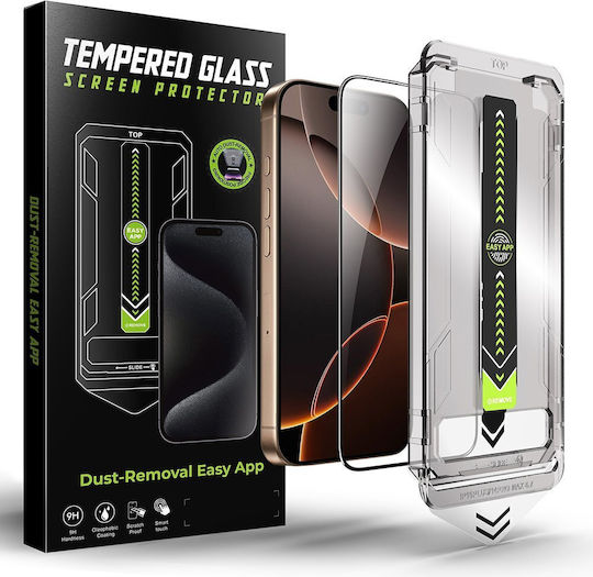Techsuit Tempered Glass Negru (iPhone 11 Pro Max)