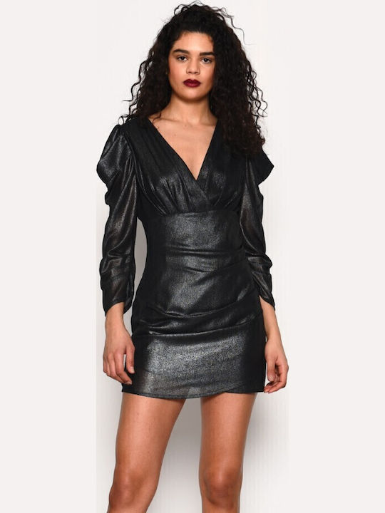 Dress Mini Βραδινό Φόρεμα Γκρι