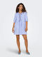 Tessa Sommer Mini Damenkleid Hellblau