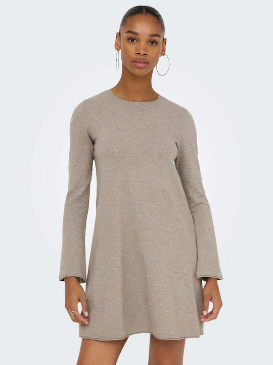 Life Mini Kleid Beige