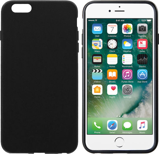 Classic Case Iphone 6s 6 Silicone Matte Surface Ultraslim Black