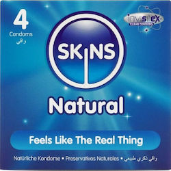 Skins Premium Condoms 4pcs Natural
