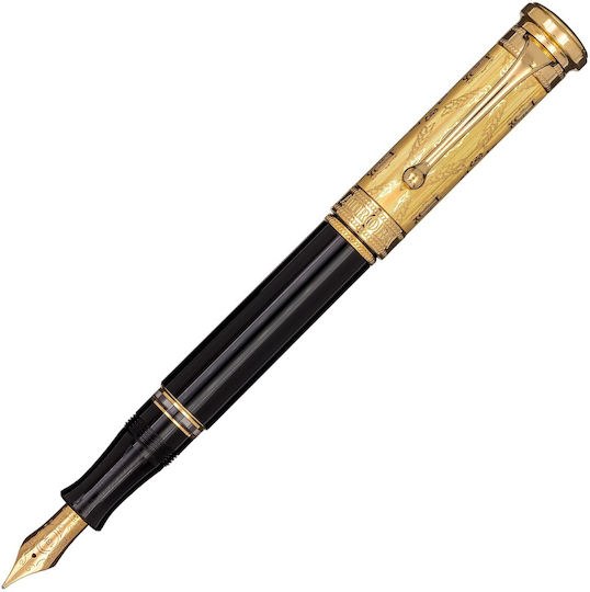 Aurora Aurora Fountain Pen Black with Black Ink