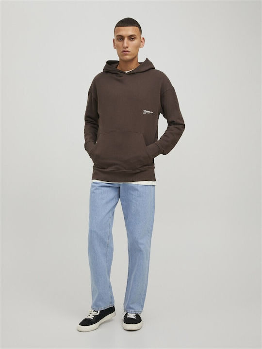 Men's Elastic Jeans Pants with Loose Fit Blue