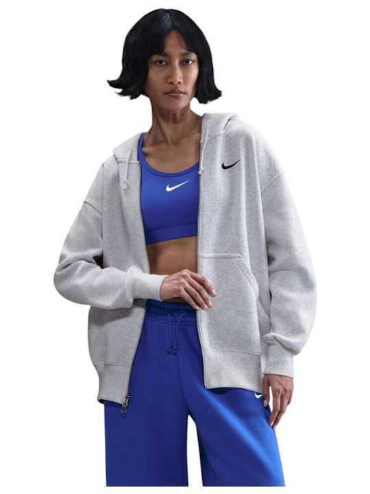 Nike Sportswear Μακριά Γυναικεία Ζακέτα Φούτερ ...