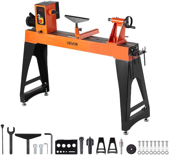 Vevor Mini mașină de strung LSMGCC24K2HP1VAJLV2 cu Putere 1.5kW