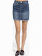 Denim Mini Fustă Blue