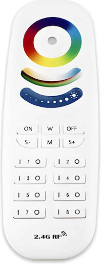 101540 LED RGB+CCT Controller 2.4GHz Full Touch 8 Zones DC12-24V 5CH 4A
