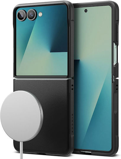 Ringke Magnetic Silicone Book Black (Galaxy Z Flip7)