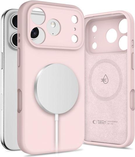 Tech-protect Silicone Magsafe Iphone 17 Pro Pink Pearl
