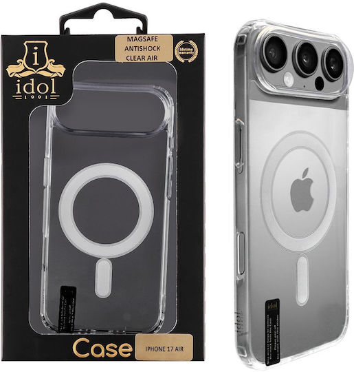 Idol 1991 Case iPhone 17 Air 6.9" Magsafe Antishock Clear Air Back Cover TPU Camera Guard Transparent