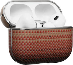 Θήκη Pitaka Aramid Fiber Magnetic 1500d Plain Apple Airpods Pro 2 Sunset Grained Apm2402