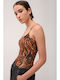 Women's Athletic Blouse Brown