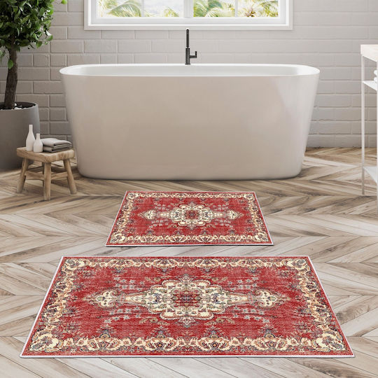 UnicUtil Antiderapant Set Covorașe de Baie 299ANR1639 Multicolor 2buc