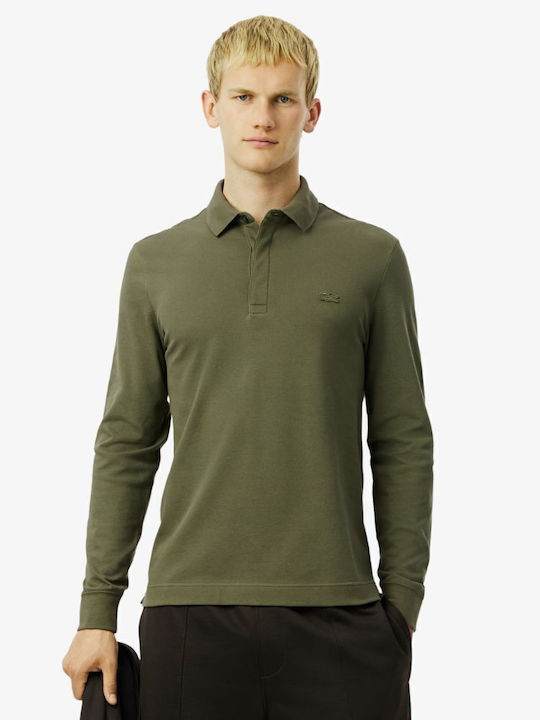 Lacoste Polo Long Sleeve Blouse Green