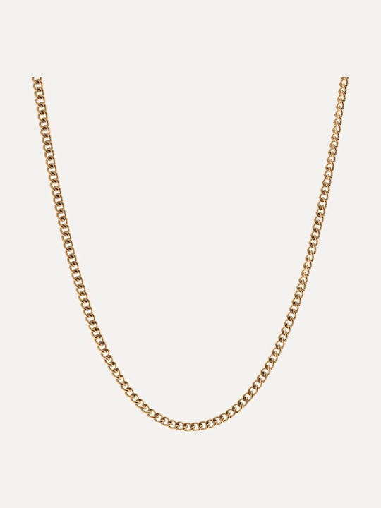 Steel & Barnett Chain Neck made of Steel Gold-plated