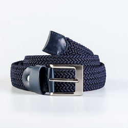 ByLeather Men's Belt Leather Blue
