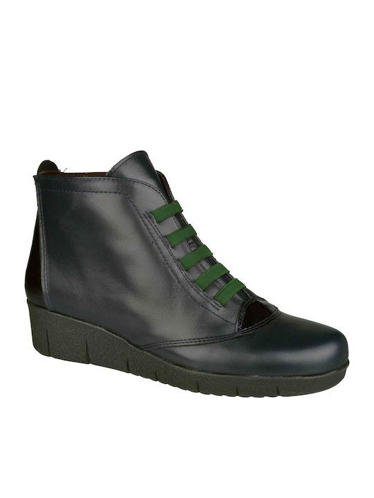 Marila Footwear Women's Ankle Boots Platform Blue