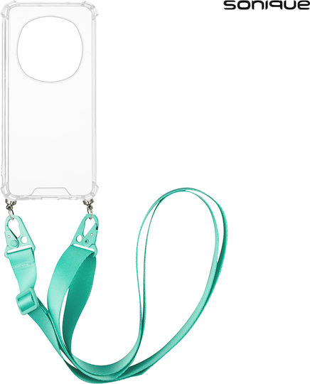 Калъф Силиконов Strap Sonique Armor Clear Honor Magic7 Pro 5g Светлосин