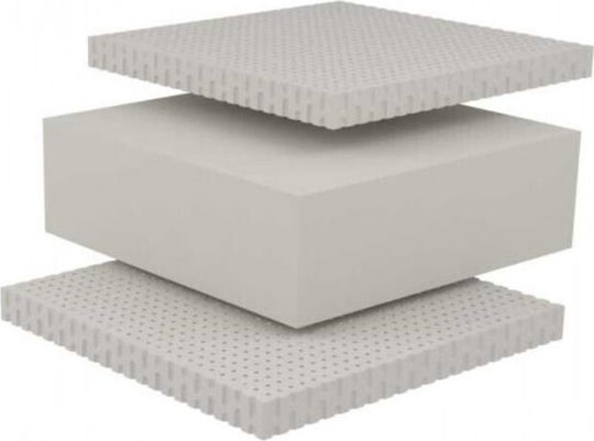 Dunlopillo Luxury Range Alpine Plus Single Saltea Latex / Spumă 100x200x23cm